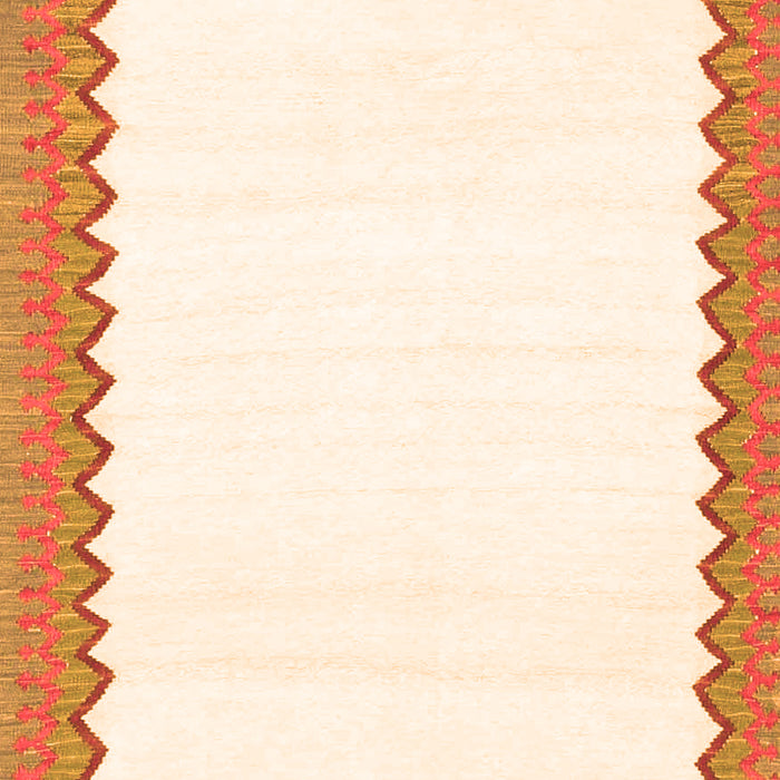 Serging Thickness of Machine Washable Solid Orange Modern Area Rugs, wshcon3083org