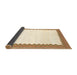 Sideview of Solid Brown Modern Rug, con3083brn