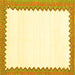 Square Solid Yellow Modern Rug, con3083yw