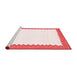 Modern Red Washable Rugs