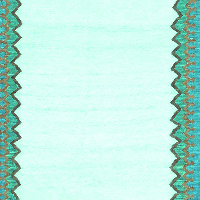 Machine Washable Solid Turquoise Modern Area Rugs, wshcon3083turq