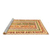 Sideview of Machine Washable Oriental Brown Traditional Rug, wshcon3084brn