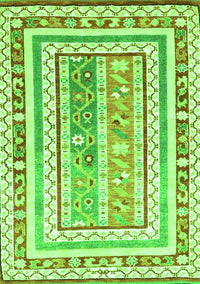 Oriental Green Traditional Rug, con3084grn