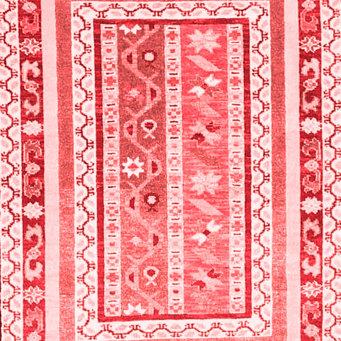 Machine Washable Oriental Red Traditional Rug, wshcon3084red