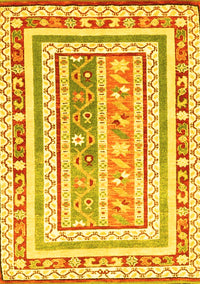 Oriental Yellow Traditional Rug, con3084yw