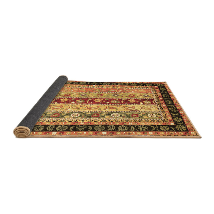 Sideview of Abstract Brown Contemporary Rug, con3085brn