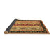 Sideview of Abstract Brown Contemporary Rug, con3085brn