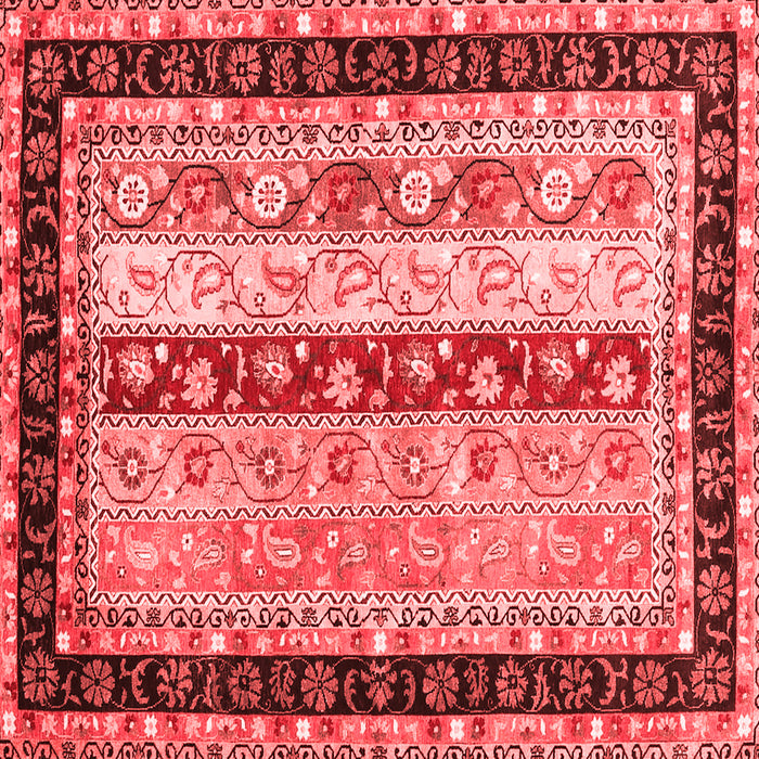 Abstract Red Contemporary Rug, con3085red