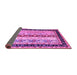 Sideview of Abstract Purple Contemporary Rug, con3085pur