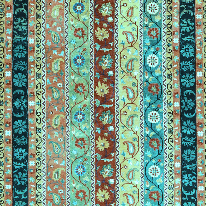 Abstract Light Blue Contemporary Rug, con3085lblu