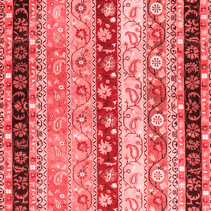 Abstract Red Contemporary Area Rugs