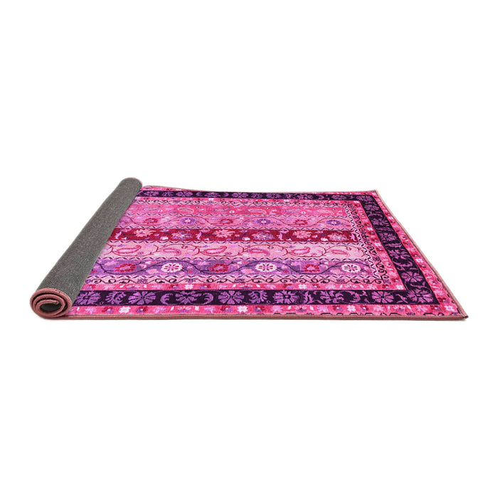Sideview of Abstract Pink Contemporary Rug, con3085pnk