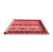 Contemporary Red Washable Rugs