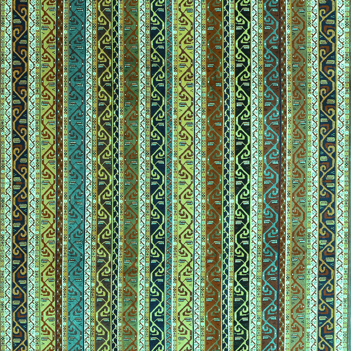 Abstract Turquoise Contemporary Rug, con3086turq
