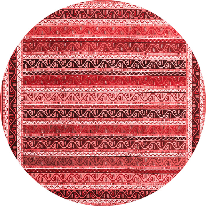Machine Washable Abstract Red Contemporary Rug, wshcon3086red