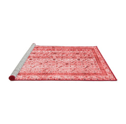 Contemporary Red Washable Rugs