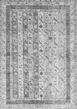 Abstract Gray Contemporary Rug, con3087gry