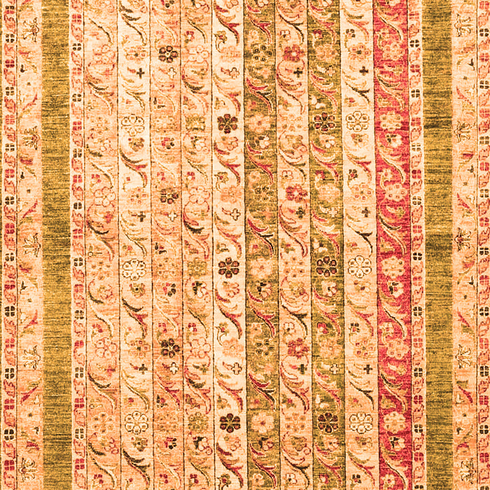 Serging Thickness of Machine Washable Abstract Orange Contemporary Area Rugs, wshcon3087org