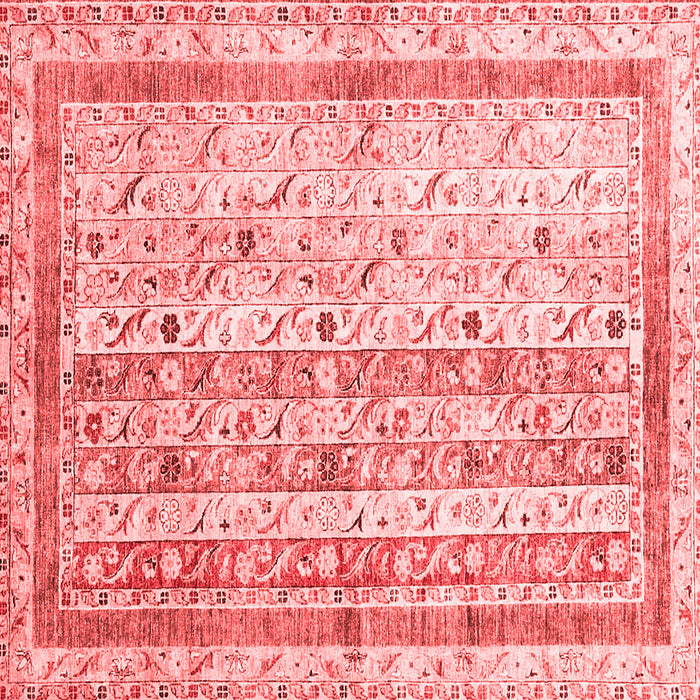 Abstract Red Contemporary Rug, con3087red