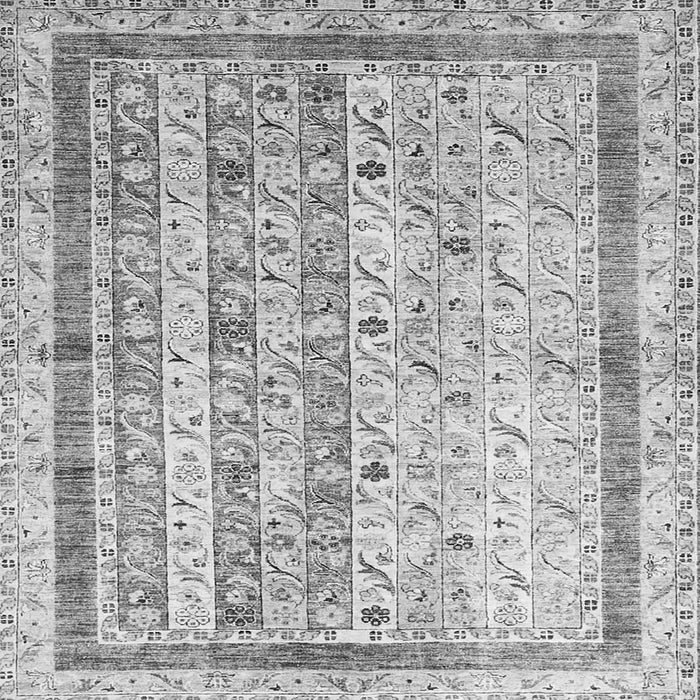 Serging Thickness of Abstract Gray Contemporary Rug, con3087gry