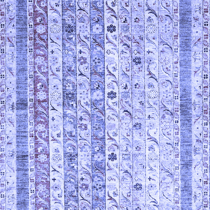 Machine Washable Abstract Blue Contemporary Rug, wshcon3087blu