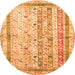 Machine Washable Abstract Orange Contemporary Area Rugs, wshcon3087org