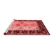 CON3088X Red Washable Rugs