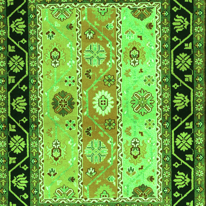 Serging Thickness of Machine Washable CON3088X Green CON3088X Area Rugs, wshcon3088grn