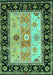Machine Washable CON3088X Turquoise CON3088X Area Rugs, wshcon3088turq