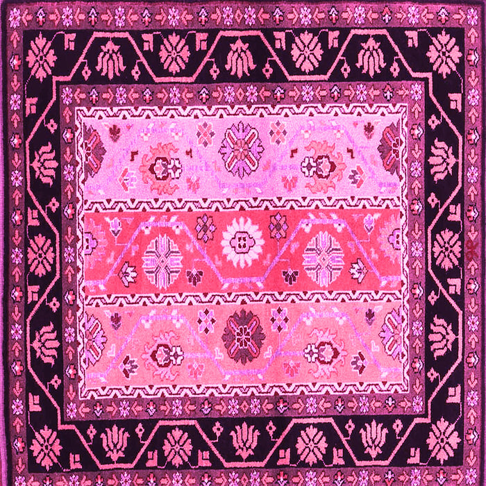 Square Machine Washable CON3088X Pink CON3088X Rug, wshcon3088pnk