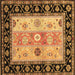 Square Machine Washable CON3088X Brown CON3088X Rug, wshcon3088brn