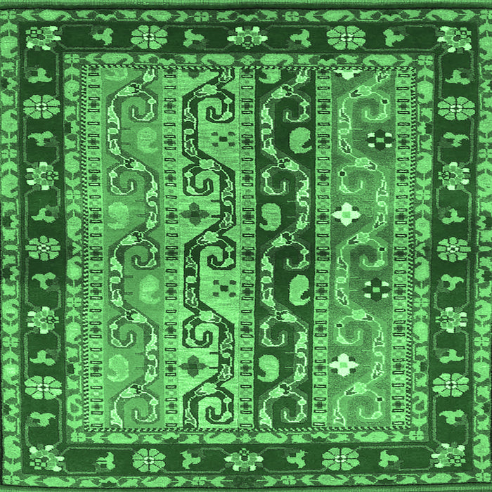 Square Machine Washable CON3089X Emerald Green CON3089X Area Rugs, wshcon3089emgrn