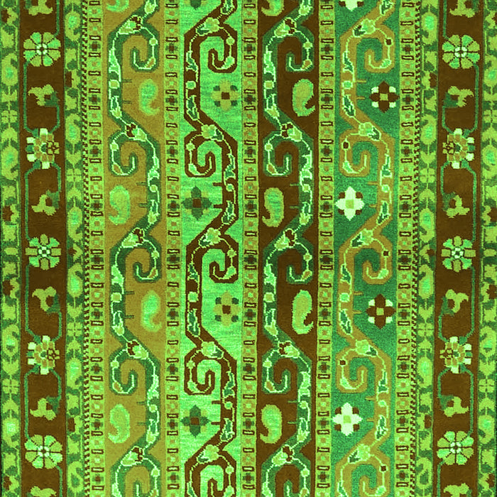 Serging Thickness of Machine Washable CON3089X Green CON3089X Area Rugs, wshcon3089grn