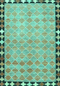 Southwestern Turquoise Country Rug, con308turq