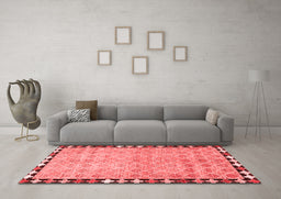 Country Red Washable Rugs