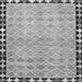 Serging Thickness of Southwestern Gray Country Rug, con308gry