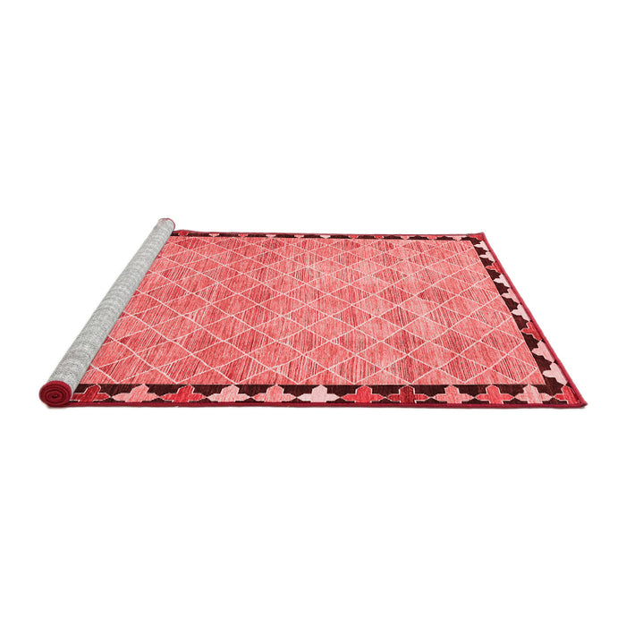 Country Red Washable Rugs