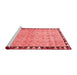 Country Red Washable Rugs