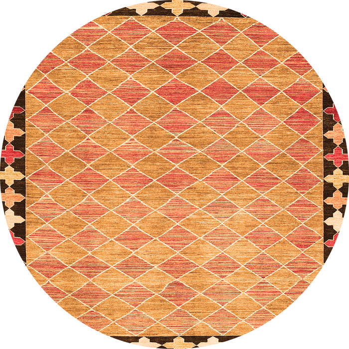 Machine Washable Southwestern Orange Country Area Rugs, wshcon308org