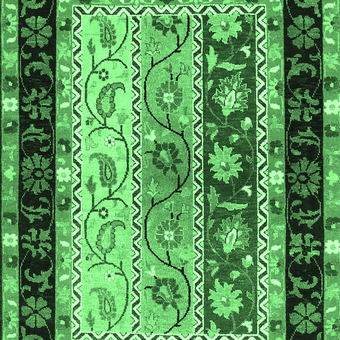 Machine Washable CON3090X Emerald Green CON3090X Area Rugs, wshcon3090emgrn
