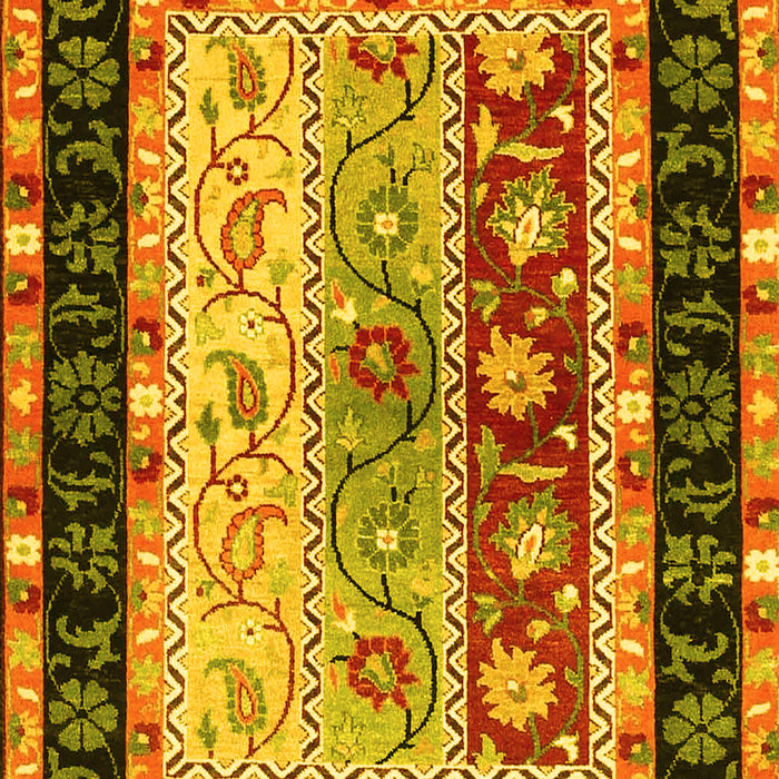 Machine Washable CON3090X Yellow CON3090X Rug, wshcon3090yw