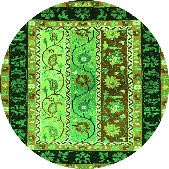 Machine Washable CON3090X Green CON3090X Area Rugs, wshcon3090grn