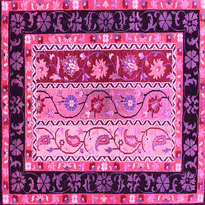 Square Machine Washable CON3090X Pink CON3090X Rug, wshcon3090pnk
