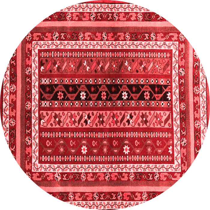 Machine Washable Oriental Red Traditional Rug, wshcon3091red