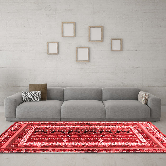 Traditional Red Washable Rugs