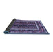 Sideview of Oriental Blue Traditional Rug, con3091blu