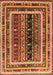 Machine Washable Oriental Brown Traditional Rug, wshcon3091brn