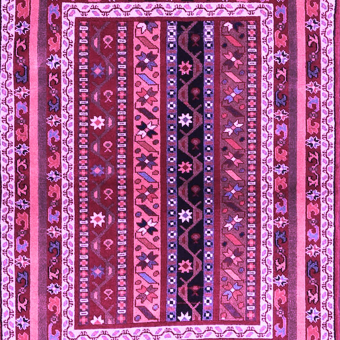 Machine Washable Oriental Purple Traditional Area Rugs, wshcon3091pur