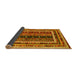 Sideview of Oriental Yellow Traditional Rug, con3091yw