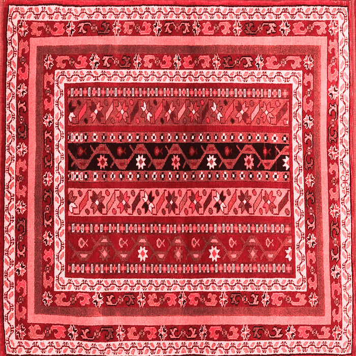 Machine Washable Oriental Red Traditional Rug, wshcon3091red